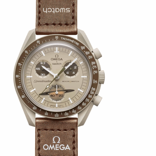 Swatch x Omega Bioceramic Moonswatch Mission to Saturn - Image 2