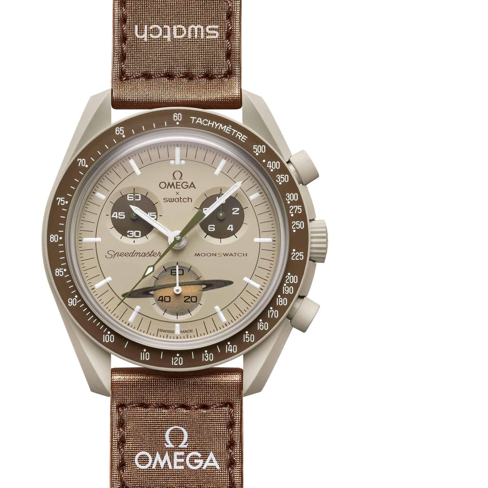 Swatch x Omega Bioceramic Moonswatch Mission to Saturn - Image 2